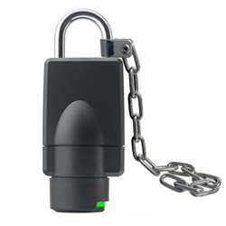 SALTO NEOxx G3 Padlock, HSE, 48mm, 30mm Permanent Shackle With Chain