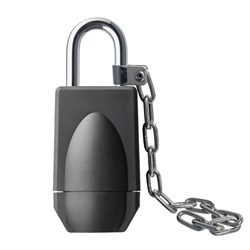 SALTO NEOxx , Padlock With Chain, Mifare, BLE + HSE, Black Reader, (IP68)