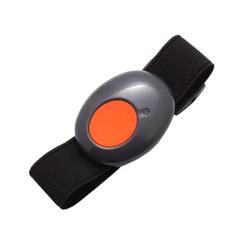RISCO Wristband Panic Button, with Strap and Lanyard, IP67 - RWT51P40000B