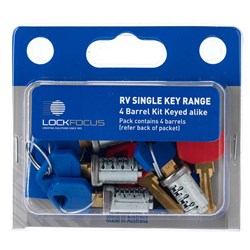 LOCK FOCUS BARREL KIT-4 & ASSY KEY