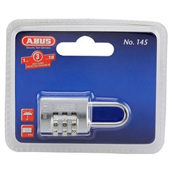 ABUS P/LOCK 145/20 SIL DP ALUM BODY 3 WHEEL COMBO