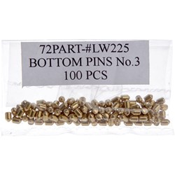 ABUS PIN BOTTOM SIZE 3 suit 7240REDKA003 ONLY Pkt=100