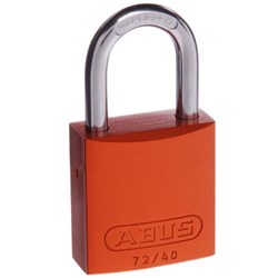 ABUS P/LOCK 72/40 ORG KD RH KEYWAY