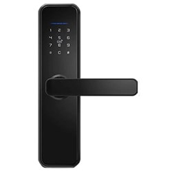 BRYTE ELECTRONIC WIDE BODY LEVER BLACK NO MORTICE LOCK