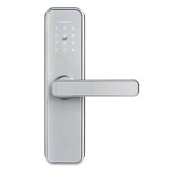 BRYTE ELECTRONIC WIDE BODY LEVER SILVER 70MM BACKSET