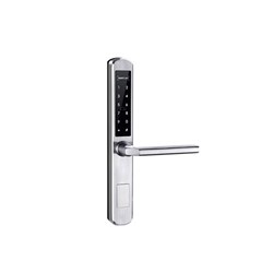 BRYTE ELECTRONIC NARROW BODY LEVER SILVER 35MM BACKSET