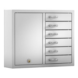 Creone KeyBox 9006E Cabinet, 6 Door Unit No PCB - 1413229