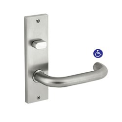 dormakaba Furniture Square End Plate Visible Fix with Turnsnib & 70 Lever SSS - 6603/70SSS 9400000016605