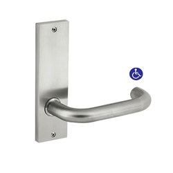 dormakaba Furniture Square End Plate Visible Fix with 70 Lever SSS - 6606/70SSS 9400000016607