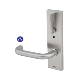 Dormakaba Furniture Square End Plate Visible Fix with Noosa Lever and Indicating Disabled Turn LH SSS - 6657/30GLSSS 9400000002027