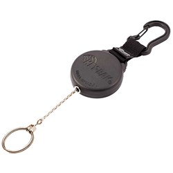 KEY-BAK SELF RETRACT REEL D BLK STD CLIP SS CHAIN 24""