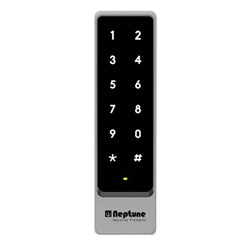 Neptune Standalone/Wiegand Capacitive Touch Mullion Keypad with HID/EM/Mifare Reader, IP65 - NEKPWST2S