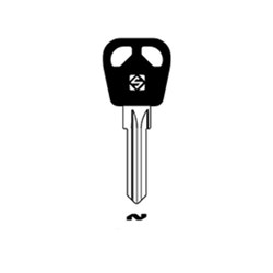 Silca AB82AP Key Blank with Plastic Head for Abus Padlocks and Bike Locks