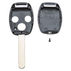 Silca Automotive Key and Remote Replacement Shell without TRP Holder for 3 Button Honda HON66 Profile HON66RS5