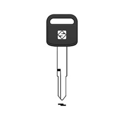 Silca KYM3RAP Key Blank with Plastic Head for Kymco Various Motorbikes