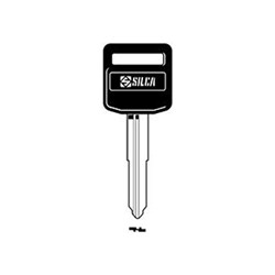 Silca SZ14RAP Key Blank with Plastic Head for Suzuki and Kawasaki Motorbikes and various Cars