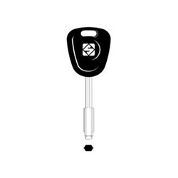 Silca TBE1P Key Blank with Plastic Head for Tibbe Ford Daimler Jaguar Cars