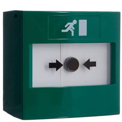 STI Series 11 Green ReSettable Call Point - RP-GD2-11