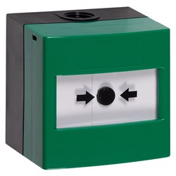 STI Series 11 Waterproof Green ReSettable Call Point, IP67 - WRP2-G-11
