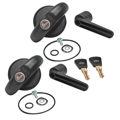 Lock Focus Ute Canopy Lock Pack of 2 Unassembled Locks Keyed Alike with 2 Keys Retail Pack - AR/CW32P/17/3C UN X2