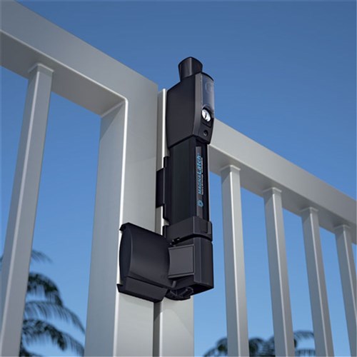 D&D MagnaLatch Vertical Pull Gate Latch LW5 Profile Black 316mm - ML3VPLA