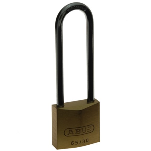 ABUS 65 Series Premium Padlock with 30mm Brass Body and 60mm Hardened Steel Shackle KA 6302 - 65/30HB60KA12