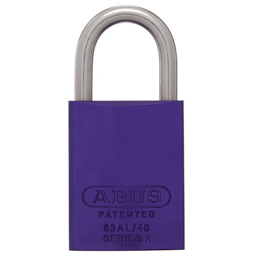 ABUS P/LOCK 83ALIB/40 PUR KD with 25MM SS SHACKLE