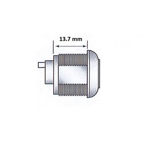 BDS LOCKABLE T HANDLE CAM LOCK ONLY KA10 (FOLDING T)