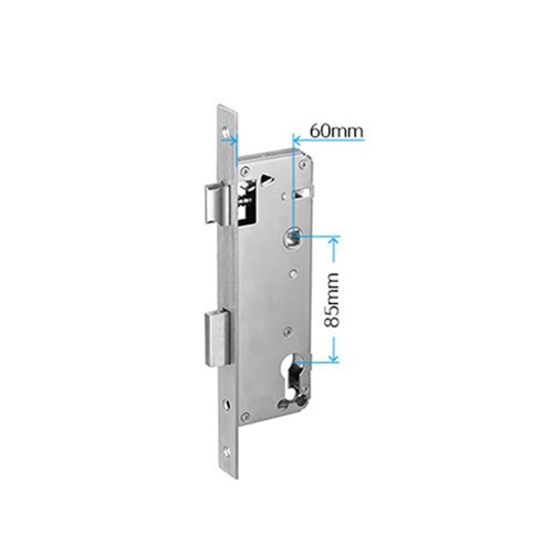 BRYTE ELECTRONIC NARROW BODY LEVER SILVER 60MM BACKSET