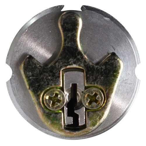 BRAVA Metro Spare Part Kawneer Cylinder LW5 Profile Extended Length Overall 45mmKD Satin Chrome - BRM80466EXTSCKD