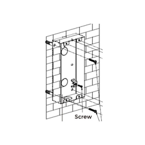 Dnake Recessed Mounting Box for DNS212 IP 1-Button Surface Mount Door Station - S212-RB