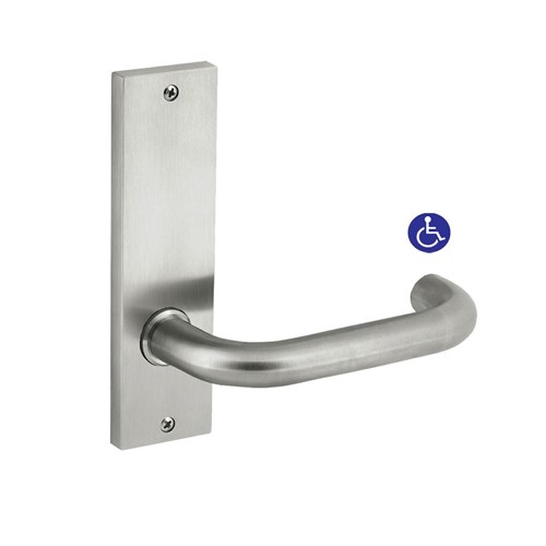 dormakaba Furniture Square End Plate Visible Fix with 70 Lever SSS - 6606/70SSS 9400000016607