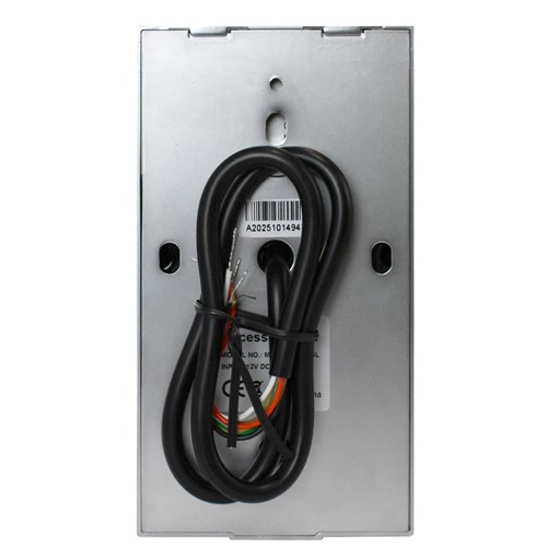 McGrath Locks TGFP70 Access Control Keypad With Fingerprint and Built In WiFi, BLE, RFID and Pin Code, 20,000 Users, 12V DC, IP66 Rating, Silver Finish