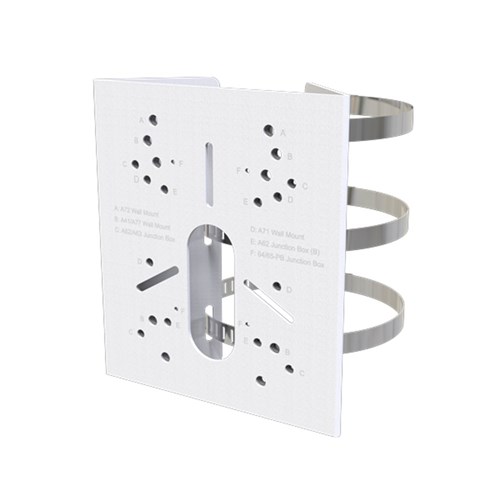 Milesight Pole Mount with Stainless Steel Straps for poles between 102-127mm - A01