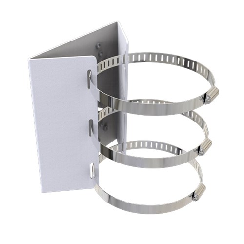 Milesight Pole Mount with Stainless Steel Straps for poles between 102-127mm - A01