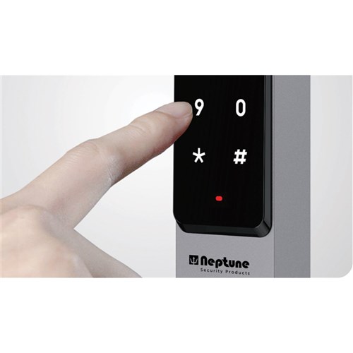 Neptune Standalone/Wiegand Capacitive Touch Mullion Keypad with HID/EM/Mifare Reader, IP65 - NEKPWST2S