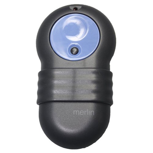 Merlin Quartz Garage Door Remote with 2 Buttons in Black and Blue - M802 RCM13A