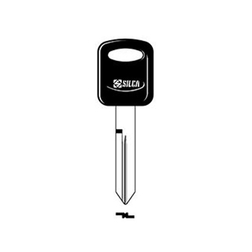 Silca FO40RBP Key Blank with Plastic Head for Ford, Jeep, Lincoln, Mazda, Mercury and Caravans