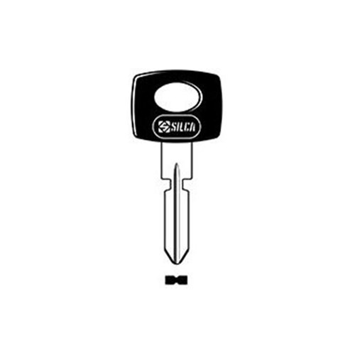 Silca HU39P Key Blank with Plastic Head for Mercedes Cars