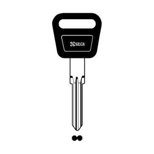 Silca HU45P Key Blank with Plastic Head for 77 to 95 Porsche 928S Cars