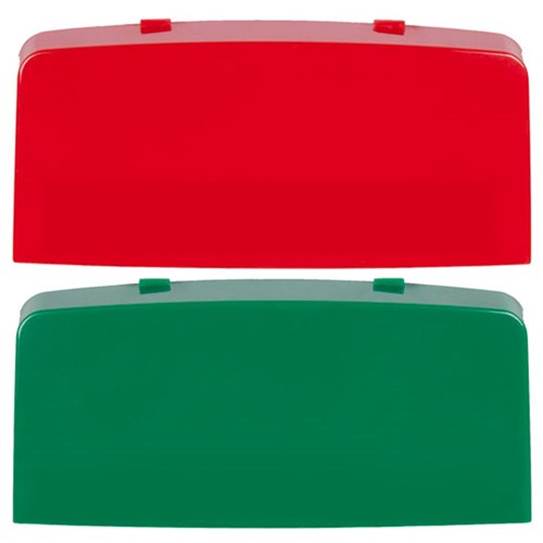 STI EURO STOPPER S/MOUNT NO SOUNDER RED/GRN (FIRE/EXIT)