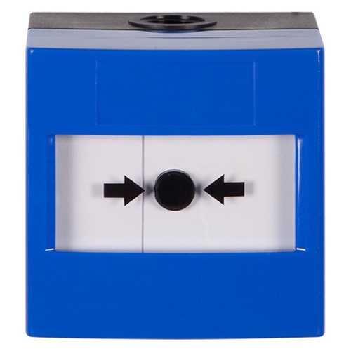 STI Series 11 Waterproof Blue ReSettable Call Point, IP67 - WRP2-B-11