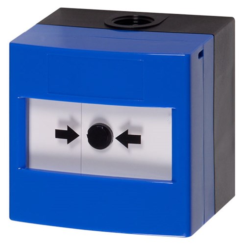 STI Series 11 Waterproof Blue ReSettable Call Point, IP67 - WRP2-B-11