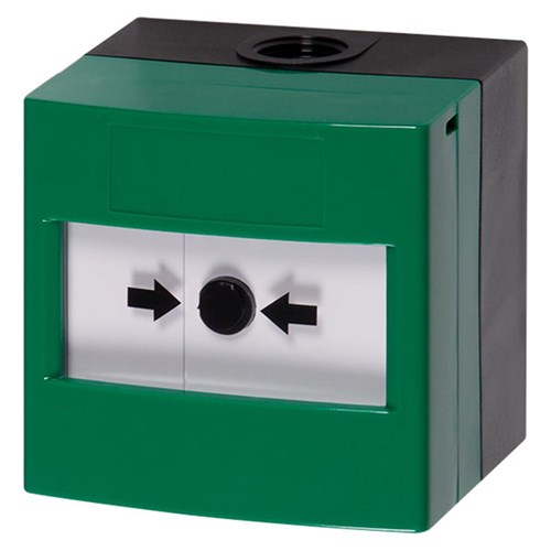 STI Series 11 Waterproof Green ReSettable Call Point, IP67 - WRP2-G-11