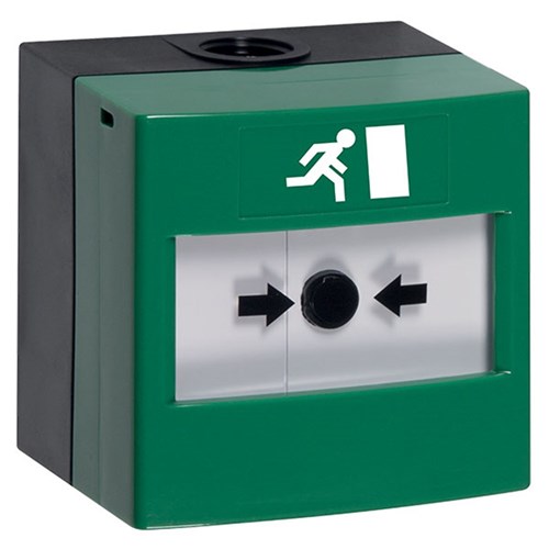 STI IP67 V2 RESET CALL POINT  - GREEN (Series 11)